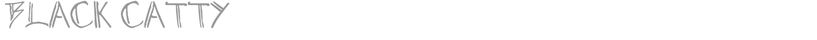 Black Catty font preview