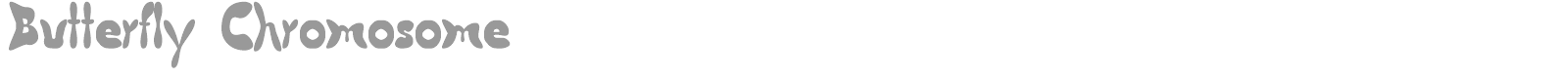 Butterfly Chromosome font preview
