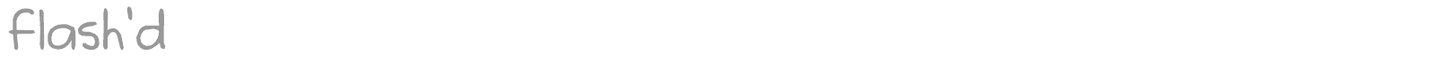 flash'd font preview
