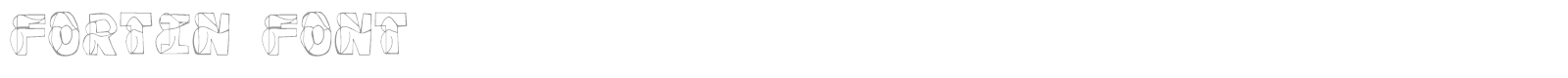 Fortin Font font preview
