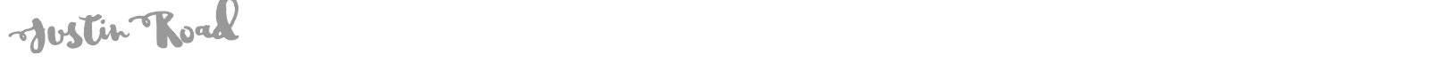 JustinRoad font preview