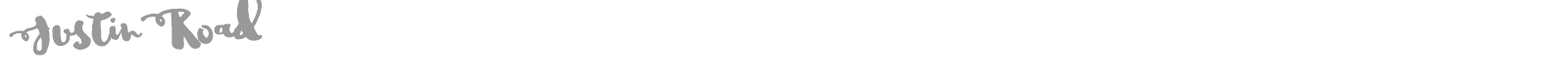 JustinRoad font preview
