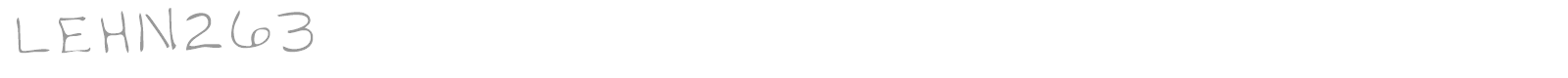LEHN263 font preview