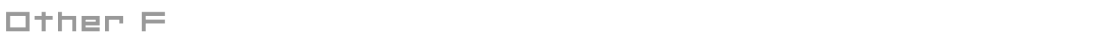 Other F font preview