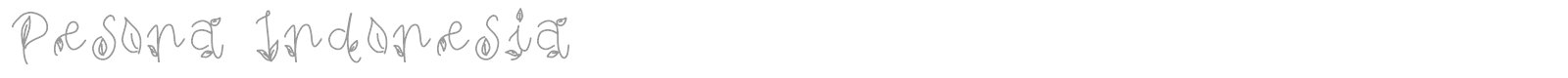 Pesona Indonesia font preview
