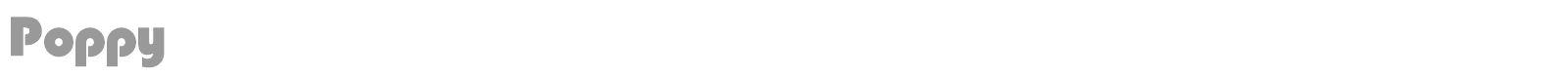 Poppy font preview