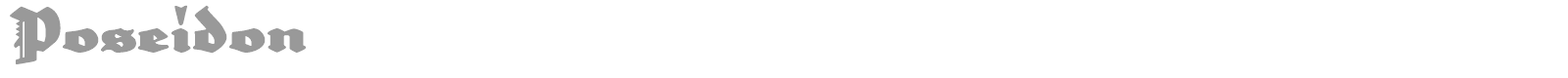 Poseidon font preview