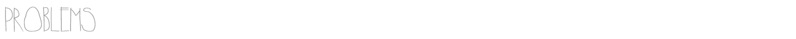 Problems font preview