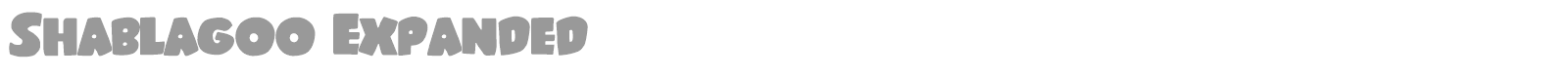Shablagoo Super-Italic font preview