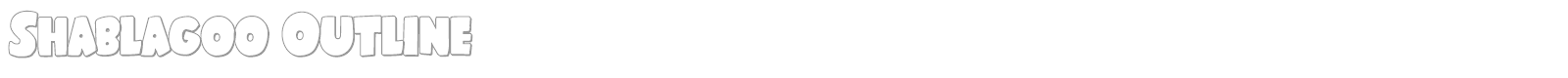 Shablagoo Super-Italic font preview