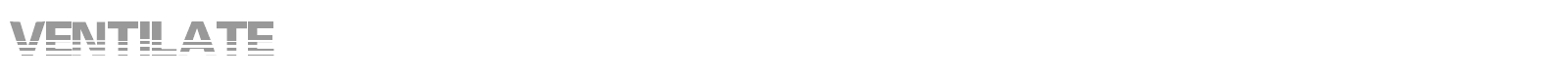 Ventilate font preview