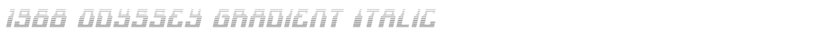 1968 Odyssey Leftalic font preview