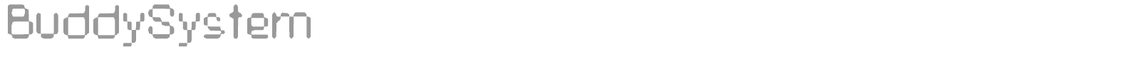 Buddy System font preview