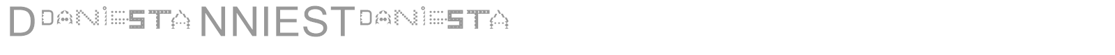DANNIESTA font preview