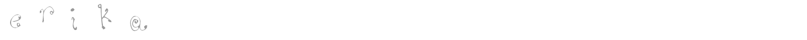 eriKa font preview