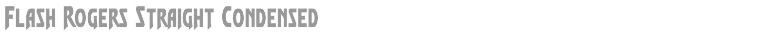 Flash Rogers Super-Italic font preview