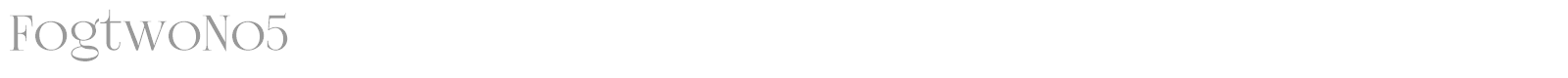 FogtwoNo5 font preview