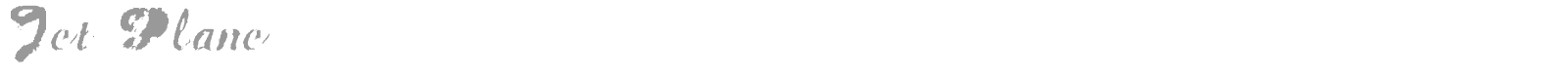 Jetplane font preview