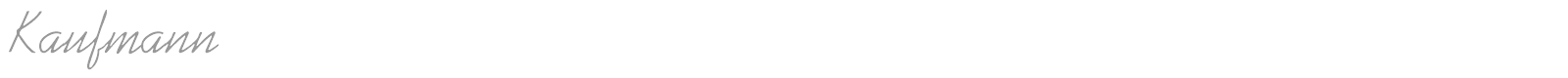 Kaufmann font preview