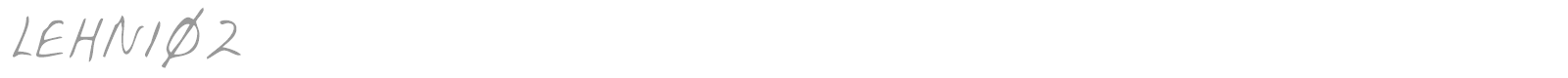 LEHN102 font preview