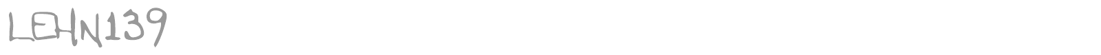 LEHN139 font preview
