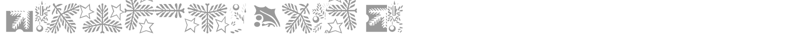 Linotype Xmas Pi font preview