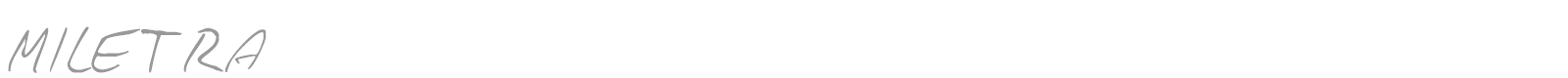 miletra font preview