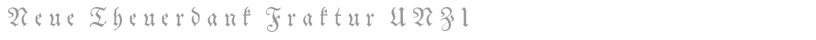 Neue Theuerdank Fraktur font preview