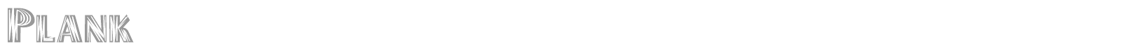 Plank font preview