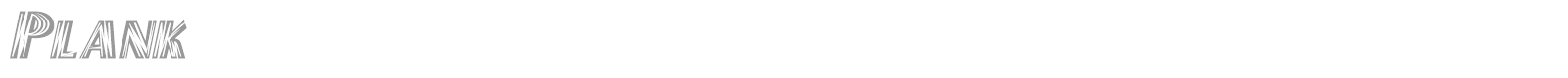 Plank font preview