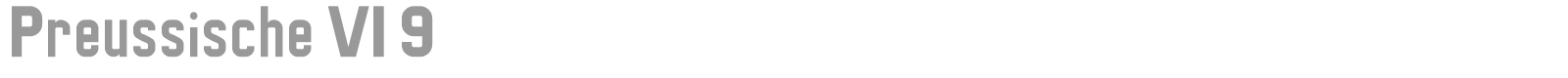 Preussische VI9 font preview