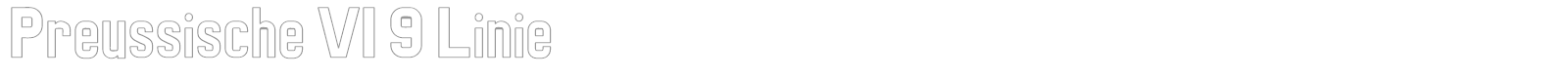 Preussische VI9 font preview