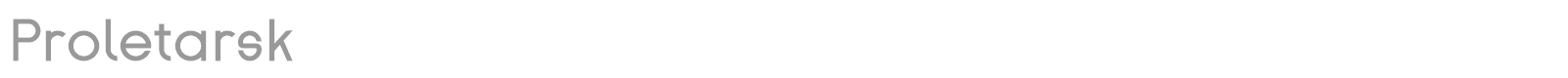 Proletarsk font preview