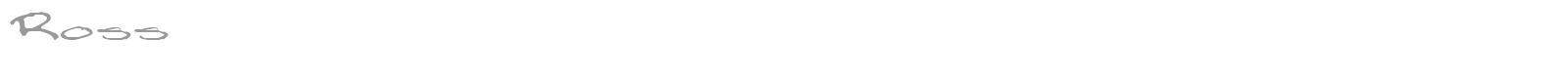 Ross font preview