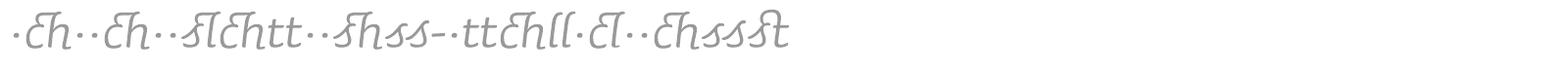 SaunaLigatures-ItalicSwash font preview