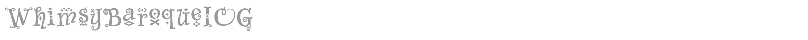 WhimsyICG font preview