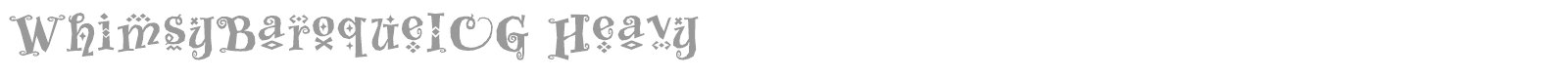 WhimsyICG font preview