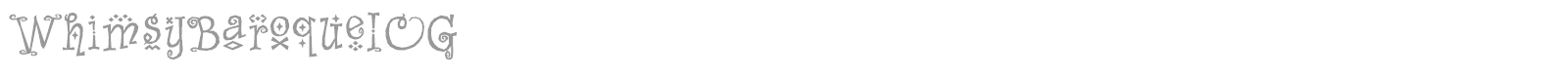 WhimsyICG font preview