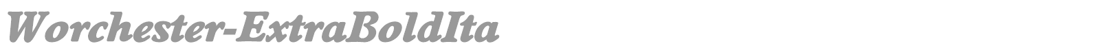 Worchester-Medium font preview