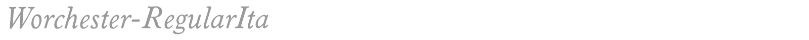Worchester-Medium font preview