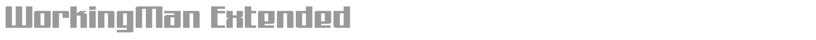 WorkingMan Extended font preview