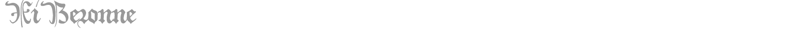 Xi Beronne font preview