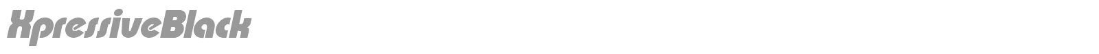 Xpress SF font preview