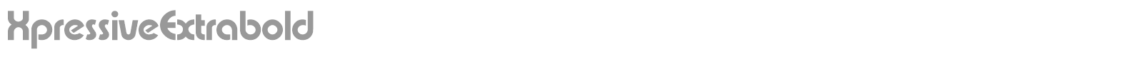 Xpress SF font preview