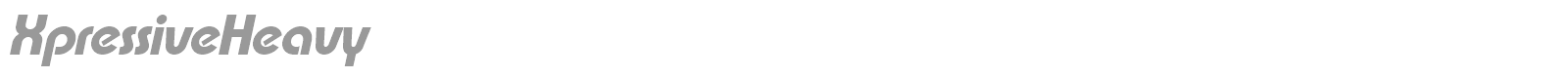 Xpress SF font preview