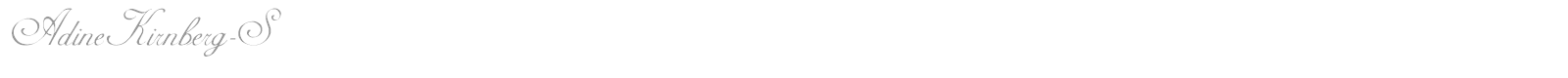 Adine Kirnberg Alternate font preview