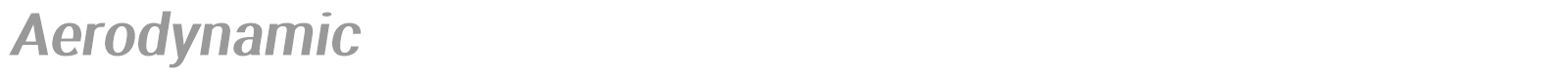 Aerodynamic font preview