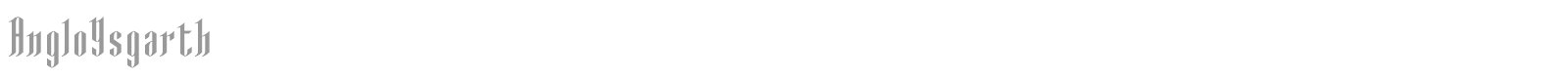 Anglo Ysgarth font preview