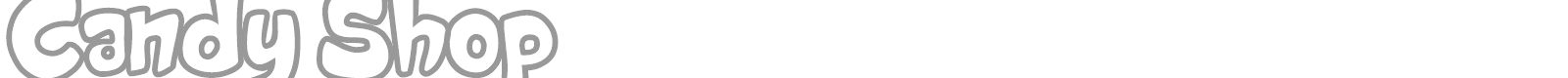 Candy Shop font preview