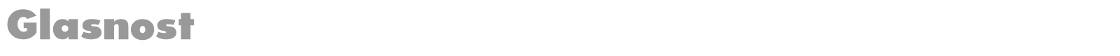 Glasnost font preview